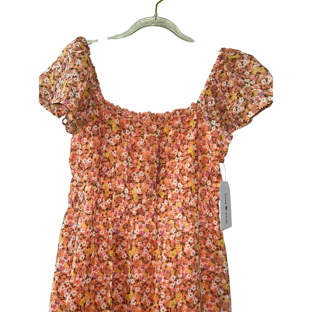 Women's Maxi Floral Love Wish Dress Large - Picture 6 of 8